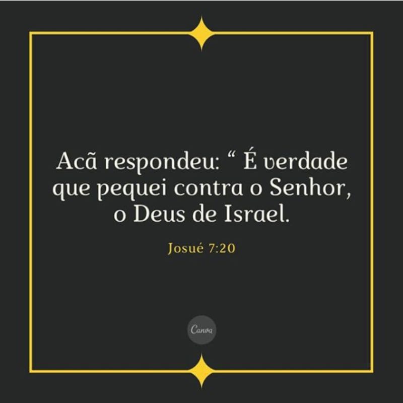 Josué 7:20